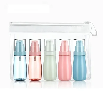 пластиковый портативный многоразовый шампунь для мытья тела, эфирные масла, косметический Пустой контейнер объемом 5шт по 60 мл в розлив